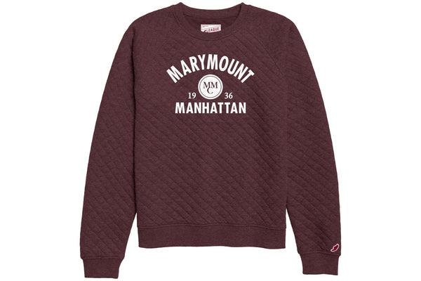 Marymount Quilted Knit Crew