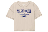 Marymount Manhattan Waffle Cropped T Shirt